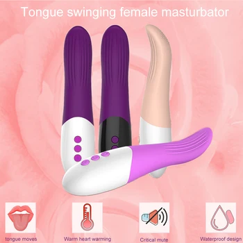 Kalba Dildo, Vibratoriai sekso žaislas, Automatiškai šilumos makšties klitorio vibratoriai moterims, Vyro ir žmonos, sekso parduotuvė suaugusiųjų žaislai