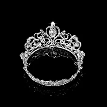 Kalnų krištolas Karaliaus Karūną Tiara Inscenizacija Nuotakos Diamante Vinjetė Papuošalai vestuvėms