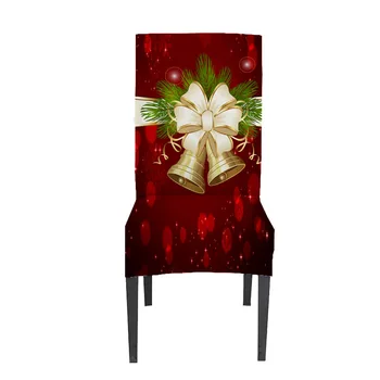 Kalėdinė staltiesė kėdė padengti apdailos kėdė padengti vandeniui staltiesė
