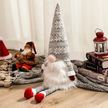 Kalėdų Gnome Santa Miško Vyras Beveidis Lėlės Kalėdų Dovana, Ornamentas, Papuošimas