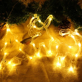 Kalėdų LED Tikras Kalėdų Šviesos LED Bell siurbtukas Šviesos Interjerams Dekoruoti 2021 Naujųjų Metų Dekoracija Namuose Dovana