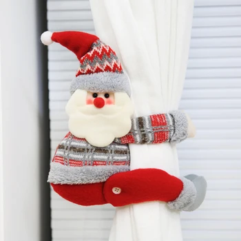 Kalėdų Lėlės Užuolaidų Sagtis Santa Claus Sniego Briedžių Langą Pakabukas Užsegimas Namų Puošmena Kalėdos Navidad 2021 Naujųjų Metų Prekes
