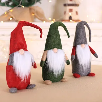 Kalėdų Papuošalai Rudolf Lėlės Kalėdų Dekoracijas Namų Mielas Gnome Figūrėlės Naujųjų Metų Dovanos Duomenys