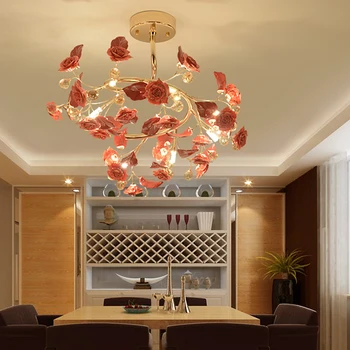 Kambarį lempos minimalistinio modernaus kūrybingą atmosferą spiralės led lubų šviestuvas asmenybės šviesa, keramikos, krištolo, miegamasis lempos