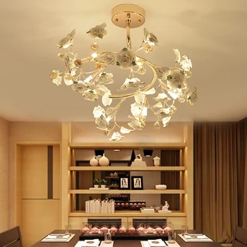 Kambarį lempos minimalistinio modernaus kūrybingą atmosferą spiralės led lubų šviestuvas asmenybės šviesa, keramikos, krištolo, miegamasis lempos
