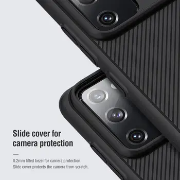 Kameros Apsaugos Case For Samsung Galaxy S20 FE Padengti Samsung S20 Ventiliatorius Edition 2020 NILLKIN CamShield dangteliu Apsaugoti Objektyvą