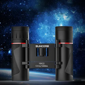 Karinės Kišenėje Mini HD Žiūronai 10x22 Profesinės Žiūronų galingas medžioti Telescop naktinio matymo Pėsčiųjų Kišenėje žiūronas