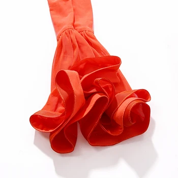 Karlofea Moterų Seksualių Naktinių Oranžinė Suknelė Matyti Per Vien Akies 3 Piece Suknelė, Prašmatnus Ilgas Rankovėmis Varpo Šalis Suknelė Komplektus 2020 M.