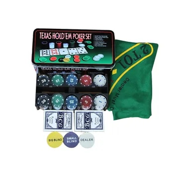 Karšta!Super Deal - 200 Baccarat žetonų Derybų Pokerio Rinkinys - Blackjack - Žaliuzės - Pardavėjo - Pokerio Kortos - Su Dovanomis