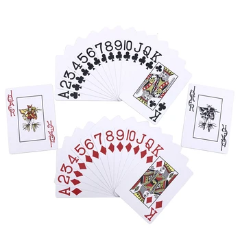 Karšto 2Set/Daug Naujų Baccarat Texas Hold ' em PVC Pokerio Kortos ir Didelis Skaičius Vandeniui Glaistant Žaidimo Kortelės stalo Žaidimai 2.48*3.46 Colių