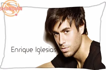 Karšto Gražus Enrique Iglesias Stačiakampio Užvalkalas su užtrauktuku Vestuvių papročiai Pagalvės užvalkalą, Miegamojo A3.27#58