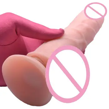 Karšto Pardavimo Didelis Dildo Realistiškas Penis Sekso Žaislai Moteris Silikono Nekilnojamojo Gumos Dick Apyvarpės siurbtukas Dildo Sekso Produktai