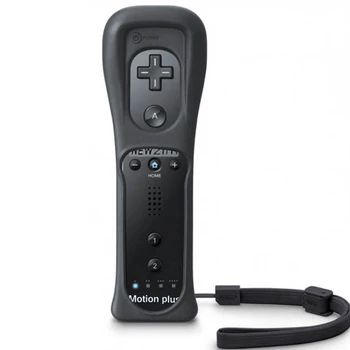 Karšto Pardavimo Juoda Wireless GamePad Nuotolinio Valdymo Pultelis Su Motion Plus Nintend Wii Nunchuck Nintendo Wii Valdiklis, Kreiptuką