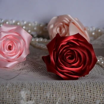 Karšto pardavimo Rankų Rose Šilko Satino gėlių Žiedlapių vestuvių gėlės riešo gėlių nuotakos sagė puokštė nekilnojamojo rose 19 spalvų daug