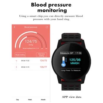 Karšto pardavimo Smart Laikrodžiai Vyrams, Moterims Širdies metrų Kraujo spaudimas Fitness Tracker Smartwatch GPS Sporto Laikrodžiai, skirta 