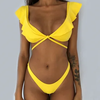 Karšto Pardavimui, Nuo Peties Spausdinti Susiėmę Bikini Mujer 2018 Naujas Seksualus Maudymosi Kostiumėliai Moterims, Maudymosi Kostiumėlį, Brazilijos Bikini Komplektas Thong Biquinis