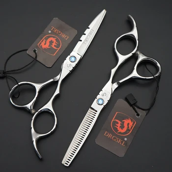 KARŠTO parduoti peilis formą profesionalios plaukų žirklės aukštos kokybės, 5.5/6.0 Colių kirpykla plaukų šukuosenų žirklės plaukų tesoura