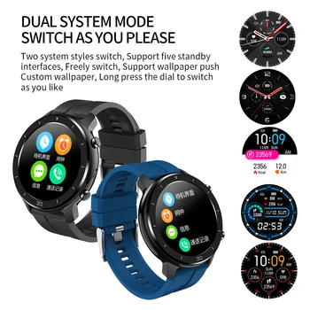 Karšto SOHOKDA M18 1.28 Colių Smartwatch IP68 Vandeniui Sporto Treniruoklių Žiūrėti Luxury Smart Žiūrėti vyrams, Moterims Android10 IOS14
