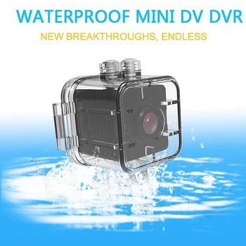 KARŠTO Vandeniui Mini Kamera SQ12 HD Sportas Veiksmo Kamera, Naktinio Matymo Kamera 1080P DV Vaizdo įrašymo Infraraudonųjų spindulių Automobilių DVR Kamera Mo