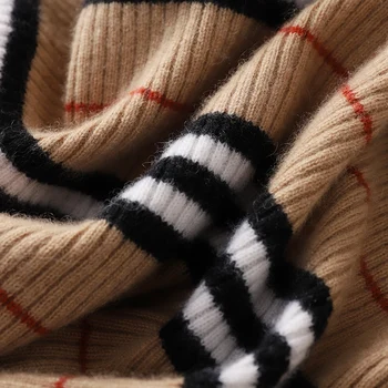 Kašmyras dryžuotas megztinis pavasarį ir rudenį elegantiškas grožio v-kaklo plonas mezgimas, žemiausią marškinėliai madingi laukinių paprasta vilnos megztinis