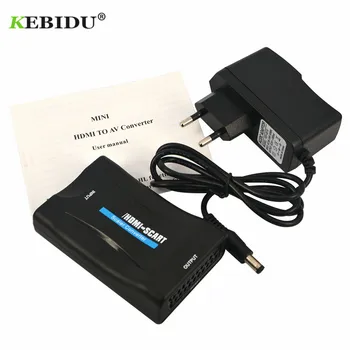 KEBIDU 1080P Hdmi Konverteris Audio Video HDMI Adapteris-suderinama su HDMI HDTV Sky Box, STB Smartfon HD TV, DVD Naujausias