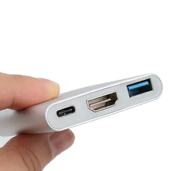 Kebidu Multi-funkcija 3 1. Vyrų ir Moterų USB-C USB 3.1 Tipas-c, HDMI, USB 3.0 Įkrovimo Adapteris, Skirtas 