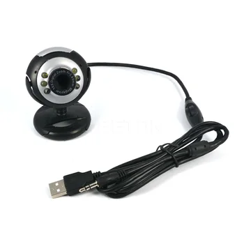 Kebidu Naujas USB 2.0 Skaitmeninis HD Kamera, vaizdo Kameros 30.0 Mega Pikselių 6 LED, Web Cam su Mic Mikrofonas 