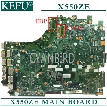 KEFU X550ZE originalus mainboard ASUS X550ZE VM590Z su FX7500P R5-M230 Nešiojamas plokštė