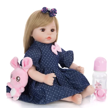 KEIUMI 2021 Naujo Dizaino Reborn Baby Doll, Minkštas Slicone Audinio Organas, Įdaryti Gyvas Naujagimis Bebe Lėlės Žaislas Vaikui Gimtadienio Dovanos
