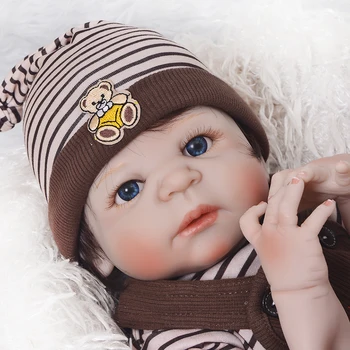KEIUMI Naujagimių lėlės 57 cm Realistiškas Visą Silikono 23 colių Reborn Baby Doll Pardavimas Tikroviška Kūdikių Lėlės Vaikams vaikystės draugas, Kalėdų Dovanos