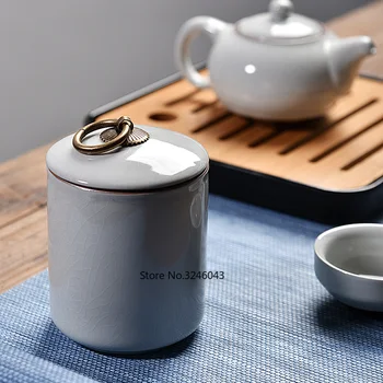 Kelionės arbatos rinkinys, 9 dalių kostiumą lagaminas, Namų apyvokos paprastas mažas Japonų keramikos teacup ruyao Kungfu arbatos rinkinys sausos arbatos dėklas