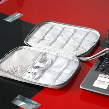 Kelionės Kabelis Skaitmeninis Saugojimo Krepšys Multi-funkcija Nešiojamas Rinkinys, Duomenų Kabelis, USB Diskas, Maitinimo Banko Mini Įtaisų Organizatorius Priedai