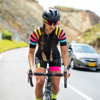 Kelių dviratį FRENESI drabužių moterų dviračių drabužius seksualus jumpsuit Kolumbijos Kalnų kostiumas triatlonas sporto skinsuit Ropa De Ciclismo