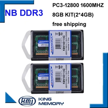 KEMBONA LAPTOP DDR3 1600Mzh 8GB (Kit of 2 4 GB ) DDR3 PC3-12800s 1,5 V So-DIMM 204Pins Atminties Modulis) Ram