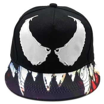 Kepurės Išsiuvinėti Venom Ne Hip-Hop ' Hat Snapback Casquette Snap Back akių Beisbolo kepuraitę Gorras Vyrų Moterų Mėgėjams Skrybėlę