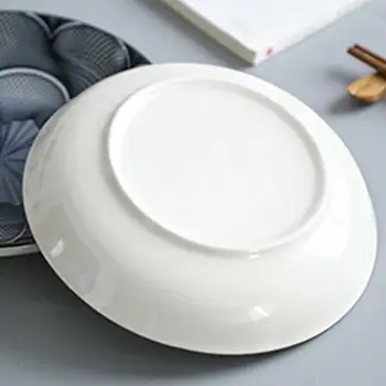 Keramikos Sriuba Bowl Vakarienė Plokštės Rinkinys 3 Vnt. / Combo Underglaze Apvalios Formos Porceliano Indai Paramos Krosnelė Indaplovė CZY1014-3S