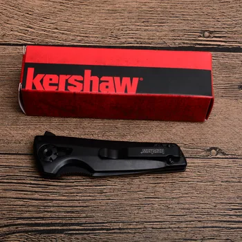 Kershaw 1988 sulankstomas peilis 8cr13mov peilis visas plieno rankena kišenėje lauko kempingas medžioti peilis Taktinis Išgyvenimo peiliai EDC įrankiai