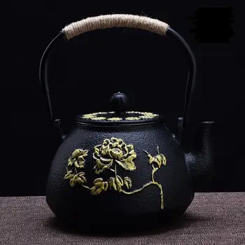 Ketaus virdulys puodo nedengti geležies arbatos virdulys pietų Japonijos senas ketaus puodą, labai džiaugiamės, kiaulių puodai 1200ML