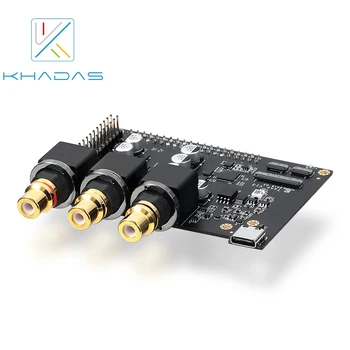 Khadas Tonas Valdybos ES9038Q2M USB DAC Hi-Res Audio Vystymo Lenta su XMOS XU208-128-QF48