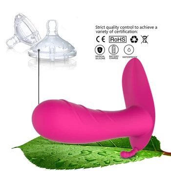 Khalesex Nešiojami Dildo Vibratorius masturbators Sekso Žaislai Moterims, G Spot Klitorio Stimuliatorius Belaidžio Valdymo Vibratorius Kelnaitės