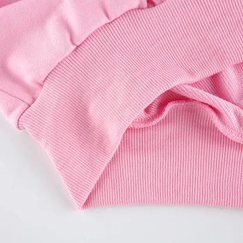 Kietojo Negabaritinių Crewneck Palaidinukė Moterų Rudenį Atsitiktinis Palaidų Prakaito Marškinėliai, Ponios Siuvinėjimo Ilgomis Rankovėmis Megztinis Streetwear