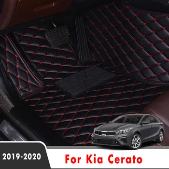 Kilimai Automobilio Grindų Kilimėliai Kia K3 Cerato Forte 2019 2020 Styling Dalys Apima Automobilių Aksesuarai, Odiniai Kilimai Apdaila