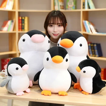 Kimštiniai žaislai, modeliavimo pingvinas lėlės antarkties pet lėlės kawaii karšto huggable minkštas pingvinas pliušiniai žaislai-dovanų mergaitėms minkštas žaislas