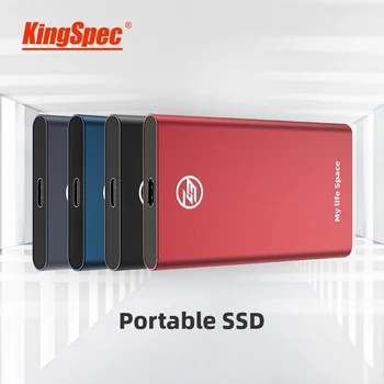 KingSpec hd išorės ssd 120GB 240GB 500GB HDD Nešiojamųjų SSD Tipo c USB 3.1 Išorinį Kietąjį Diską, USB 3.1 nešiojamojo kompiuterio darbalaukio 1 tb hdd