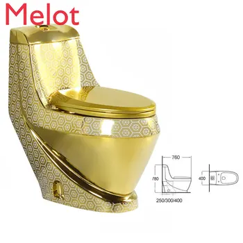 Kinija modernus dizainas, santechnikos įranga, vonios kambario keramikos spalvos pjedestalas baseino aukso tualeto rinkinys