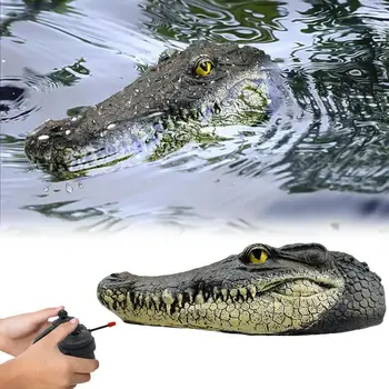 Kintama Krokodilo Galva Vandens Masalui Sodas, Tvenkinys Meno Dekoro Vandens Savybės Papuošalai Imitacija Krokodilas Žuvų Tvenkinys Apdaila