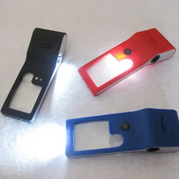 Kišeninis Valiutos Detektorius Lempos Papuošalai Akmens Didinamasis Stiklas Su LED Šviesa Ir Ultravioletinė Šviesa, Skaityti Spaudą Papuošalai