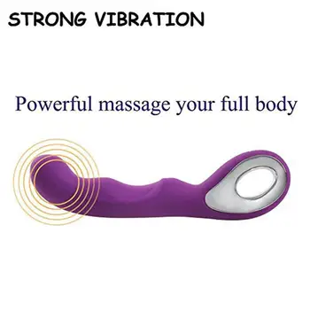 Kišeninis Vibracija Massager Įkraunamas Masažo Lazdelė 10 Dažnio Vibracijos Režimai Raumenų Stimuliatorius Masažas Lazdos Įrankiai