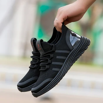 Klasikiniai sportiniai bėgimo bateliai, suvarstomi kvėpuojantis storio-soled banga batai patogūs atsitiktinis batų Zapato hombre Chaussure padidėjo