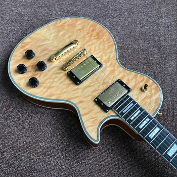 Klasikinis 60 gitaar rankų darbas 6 Stygos standartas užsakymą elektrinė gitara,Raudonmedžio kūno.Aukso aparatūros guitarra.1 gabalas, kaklo, kūno